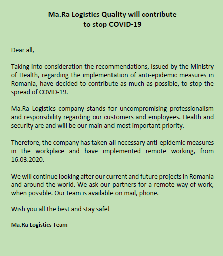 Newsletter COVID-19 EN